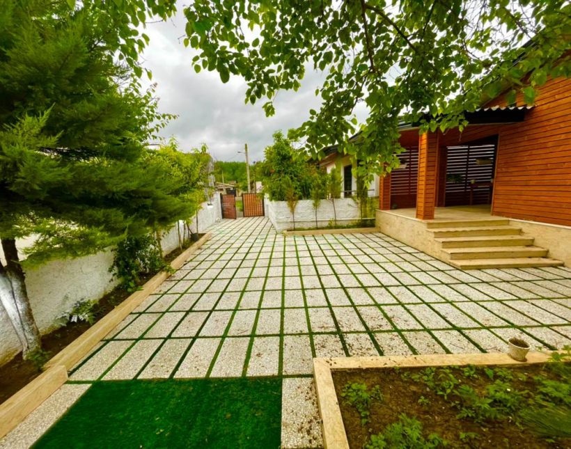 فروش ویلا فلت باغی نما چوب مدرن | ۲۲۰ متر