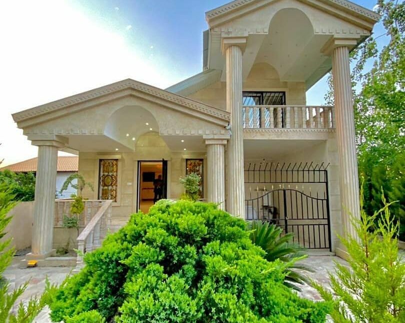 خرید ویلای نیم پیلوت نما سنگ سند دار | ۲۵۰ متر