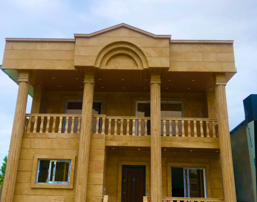 فروش ویژه ویلا نما سنگ با حیاط سازی عالی | 300 متر