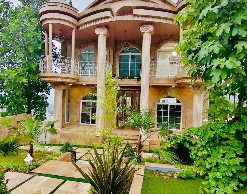 خرید ویلا نما سنگ استخر دار شهرکی برند | ۳۰۰ متر