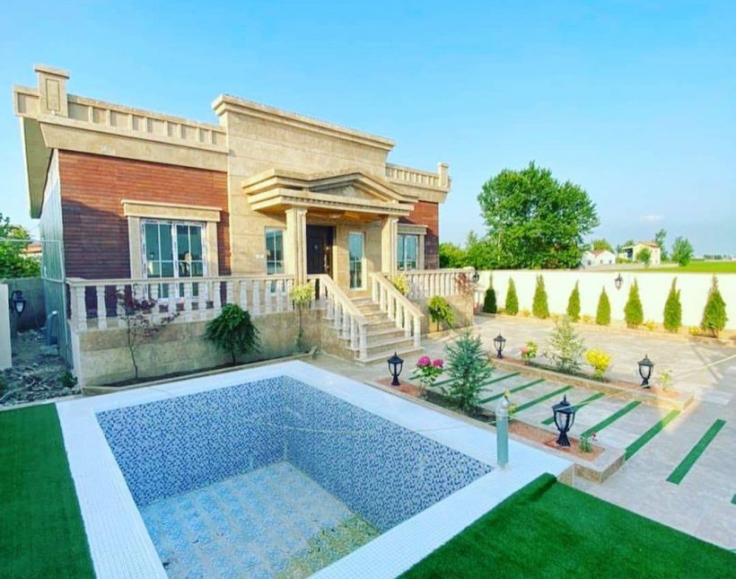 خرید ویلا همکف استخر دار نما انگلیسی | ۳۰۰ متر