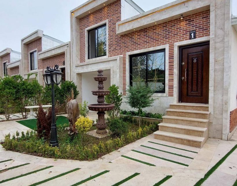 خرید ویلا نیم پیلوت 300 متری نما سنگ امیرآباد | 300 متر