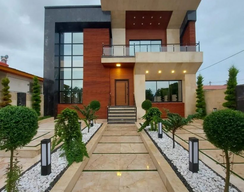 خرید ویلا دوبلکس نما مدرن 240 متری شهرکی استخر داخل | 240 متر