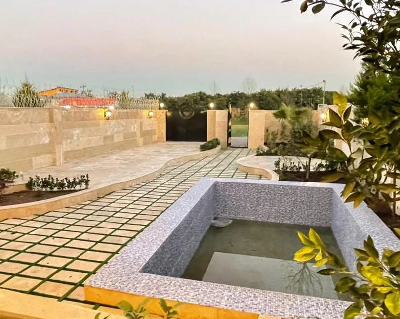 ویلا همکف 400 متری استخر دار شهرکی سند تک برگ | 400 متر