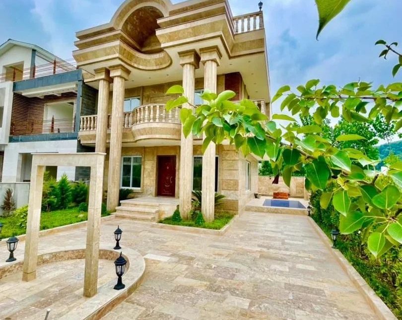 خرید ویلا دوبلکس نما سنگ 300 متری شهرکی جنگلی | 270 متر