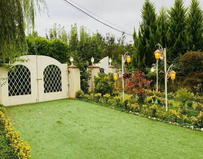 کاخ ویلا دوبلکس نما رومی سفید فوق العاده | 300 متر