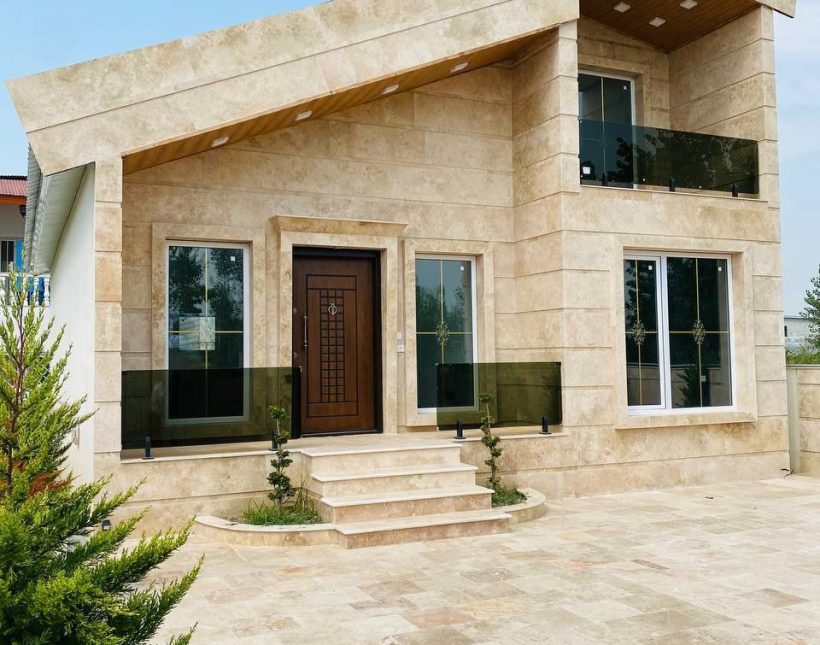 خرید ویلا نیم پیلوت نما سنگ سند دار | 260 متر