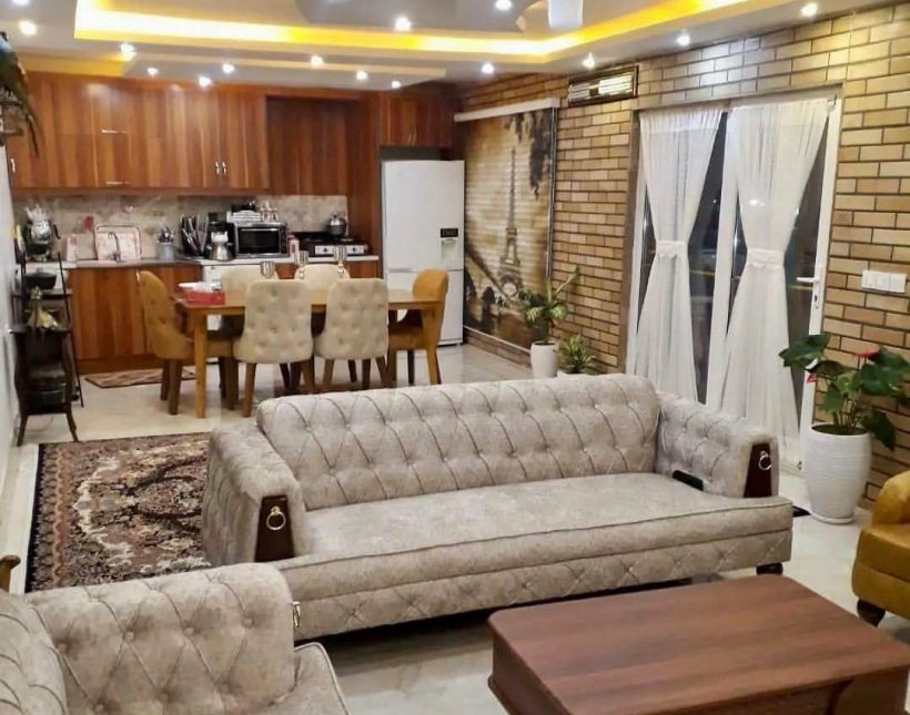 خرید ویلا فلت شیک 200 متری نما سنگ با روف در نور | ۲۰۰ متر