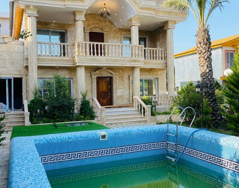خرید ویلا دوبلکس نما سنگ استخر دار | ۵۰۰ متر
