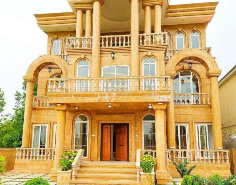 خرید ویلا تریبلکس سنگی 500 متری با استخر و سونا | ۵۰۰ متر