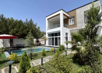 فروش ویلا باغ دوبلکس نما مدرن با حیاط سازی سر سبز | 330 متر