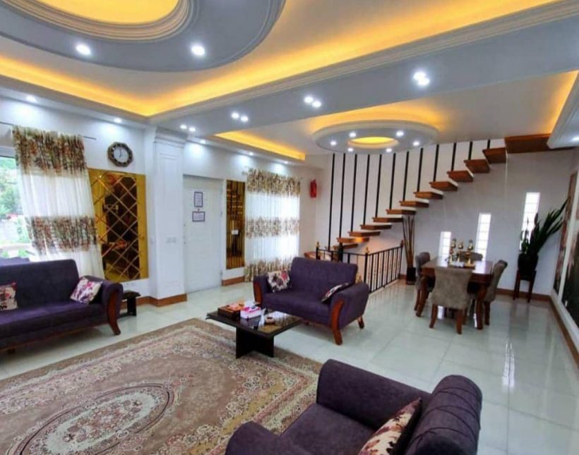 خرید ویلا تریبلکس نما سنگ 400 متری فول مبله در نور | ۴۰۰ متر
