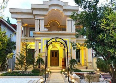 کاخ ویلای لاکچری 400 متری هوشمند چمستان | 400 متر