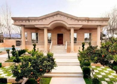 فروش ویلا باغ فلت نما سنگ 400 متری شهرکی در نور | ۴۰۰ متر