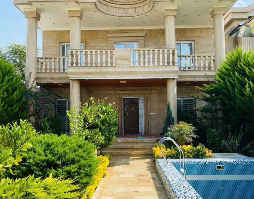 خرید ویلا نما سنگ استخر دار امیر آباد | ۵۰۰ متر