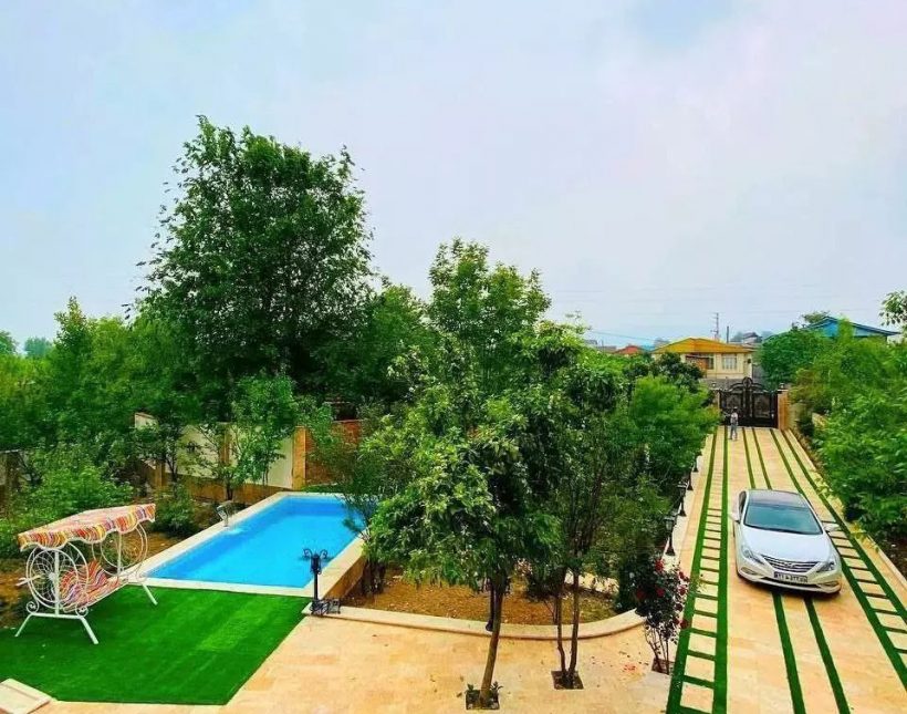خرید ویلا باغ 1200 متری استخر دار جفت دریاچه ماهان | ۱۲۰۰ متر