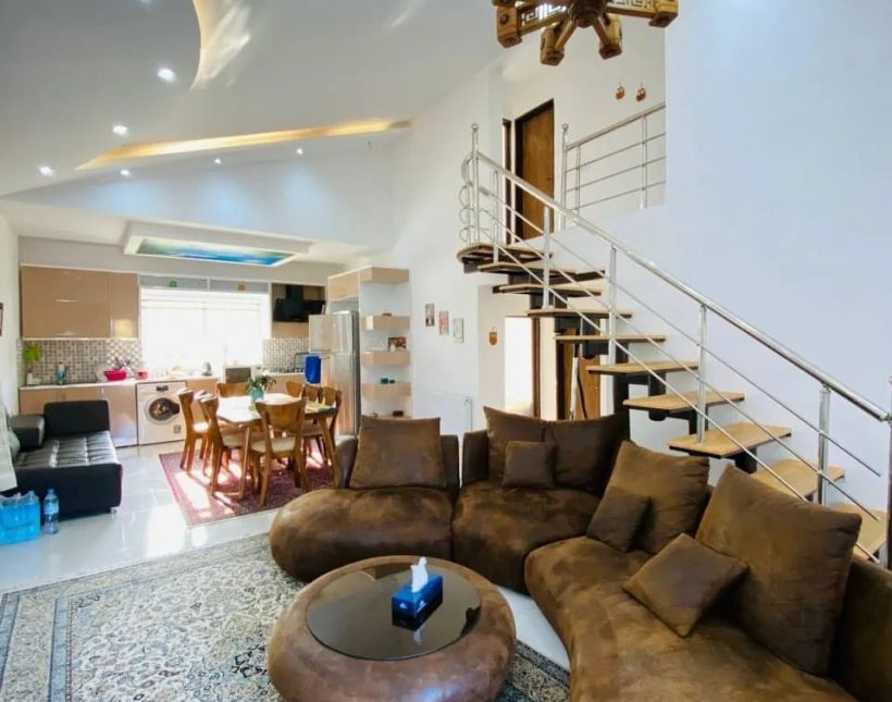 خرید ویلا نیم پیلوت سنگی مبله شهرکی | ۲۸۰ متر