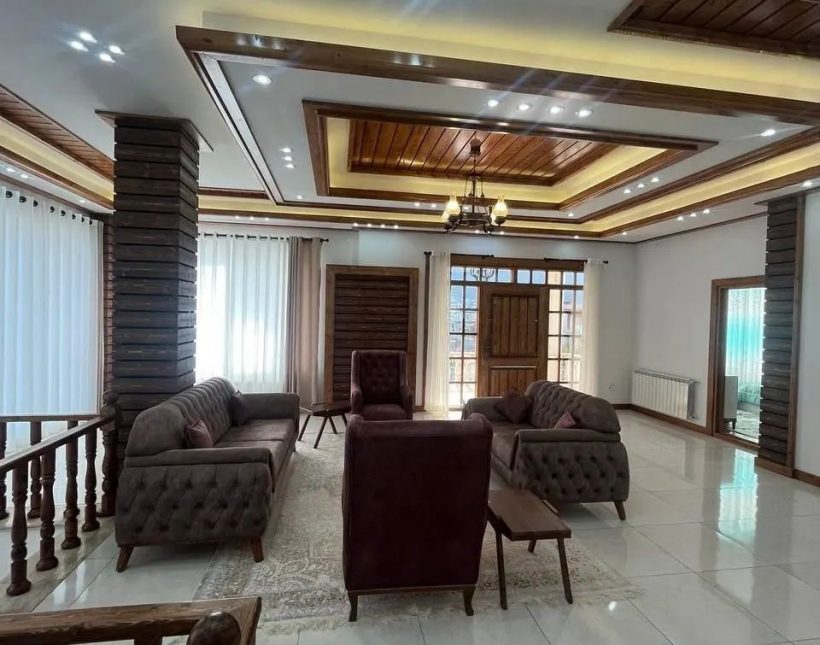 خرید ویلا دوبلکس نما سنگ 470 متری مبله کامل نور | 470 متر