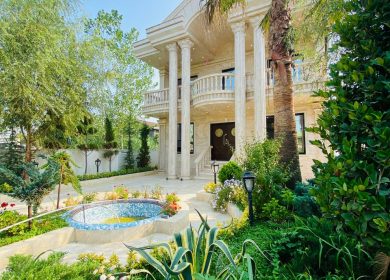 خرید ویلا 400 متری نما رومی دامنه جنگل سند تک برگ | ۴۰۰ متر