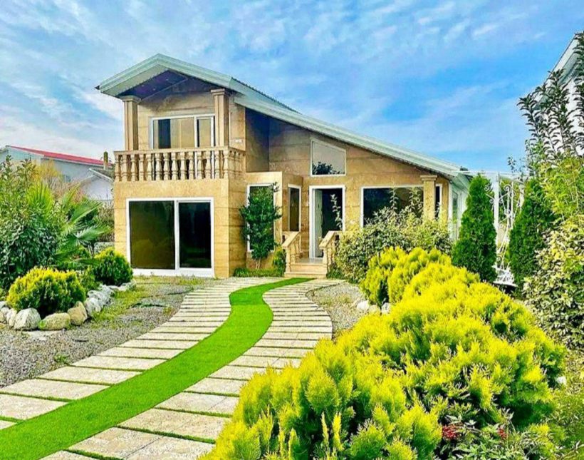 خرید ویلا نیم پیلوت نما سنگ شهرکی | ۵۰۰ متر