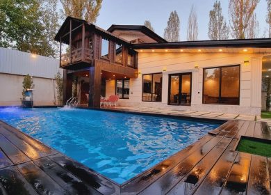 خرید ویلا نئو کلاسیک شهرکی استخر دار | 350 متر