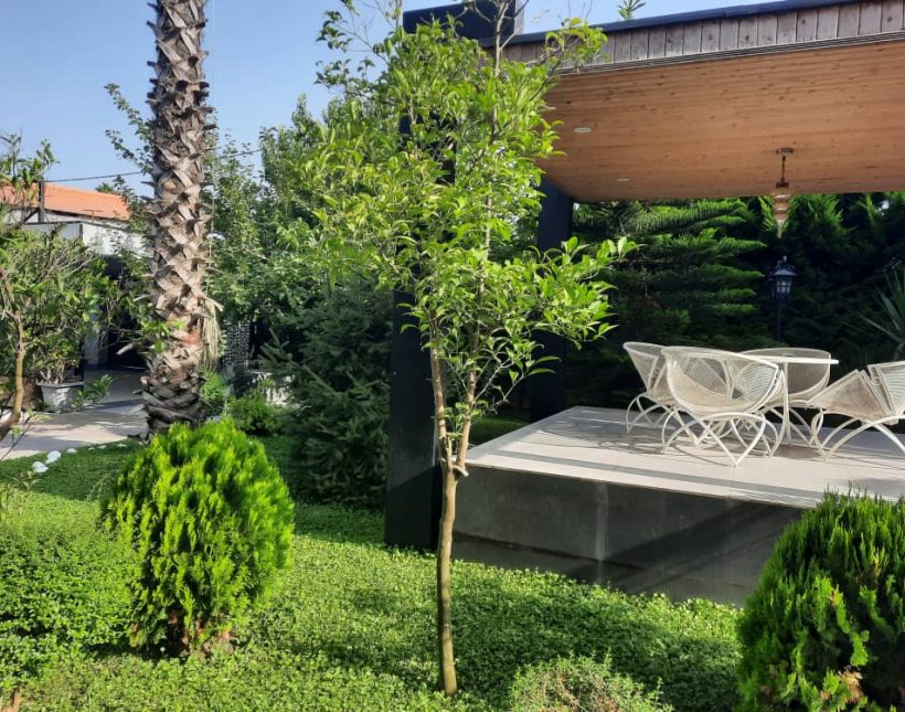 فروش ویلا دوبلکس نما مدرن با حیاط سازی سر سبز | 350 متر