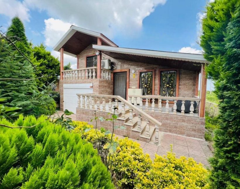 خرید ویلا جنگلی نما سنگ 140 متر بنا شهرکی | 250 متر