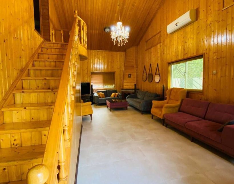 خرید ویلا مدرن با نمای داخلی چوب | ۲۷۰ متر