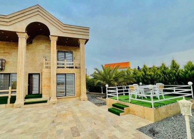 خرید ویلا باغ نما سنگ 350 متری در نور | 350 متر