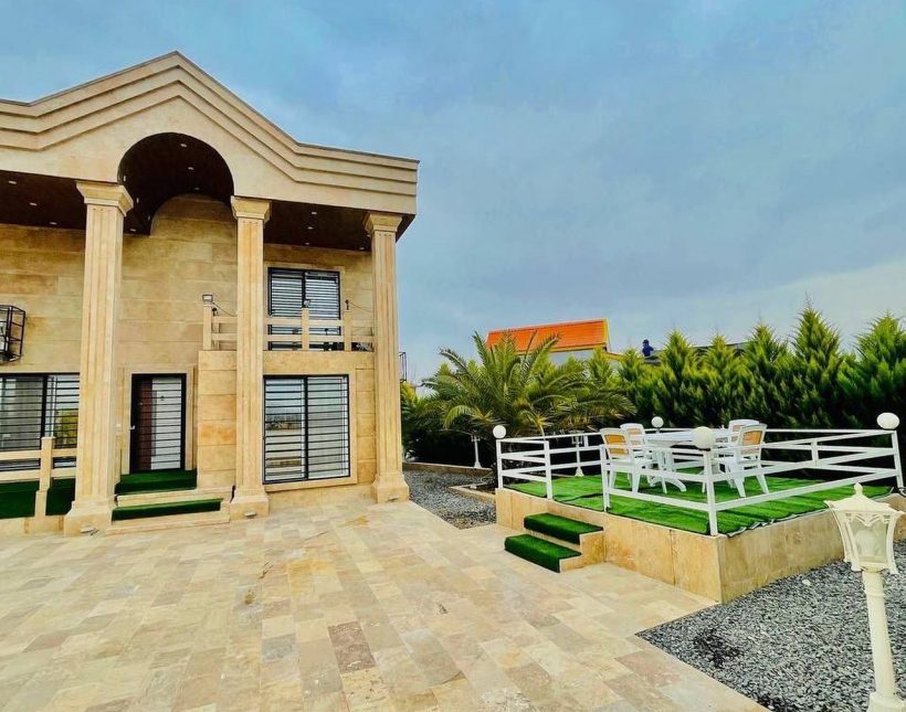 خرید ویلا باغ نما سنگ 350 متری در نور | 350 متر
