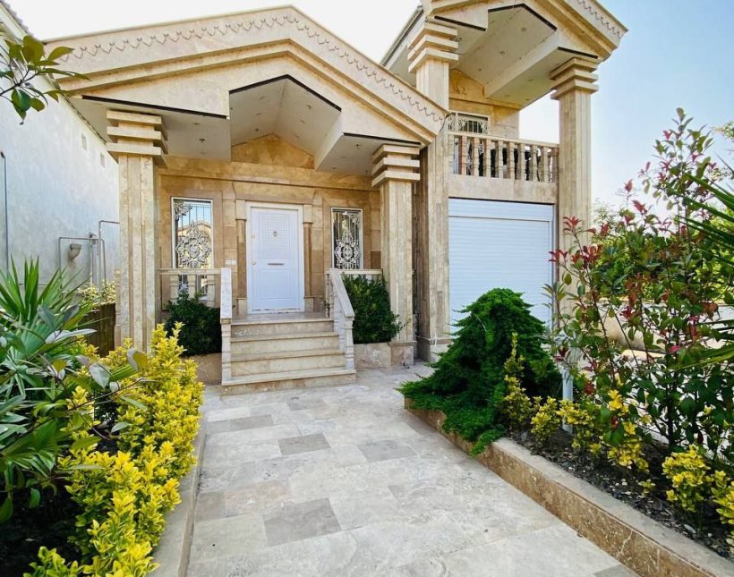 خرید ویلا باغ پیلوت نما سنگی 200 متری نور | 200 متر