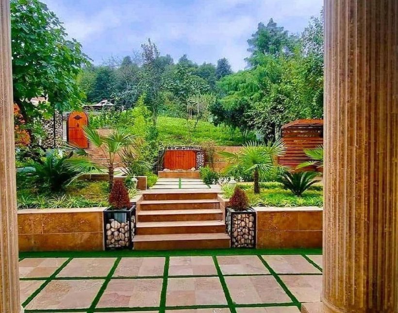 خرید ویلا 400 متری نما سنگ پای جنگل های میرنا | 400 متر