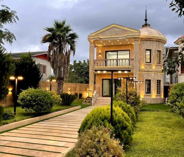 خرید ویلا دوبلکس نما سنگ 370 متری شهرکی برند | ۳۷۰ متر