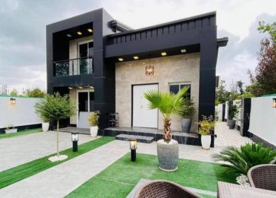 فروش ویلا فلت نما مدرن با طراحی عالی حیات سازی سر سبز | 250 متر