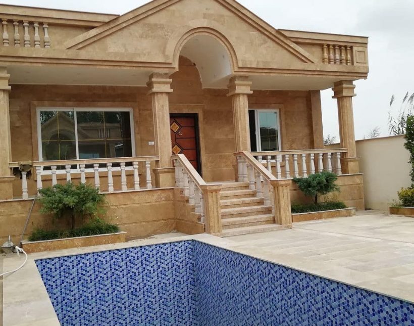 خرید ویلا فلت استخر دار 294 متر فول امکانات شهرکی | ۲۹۴ متر