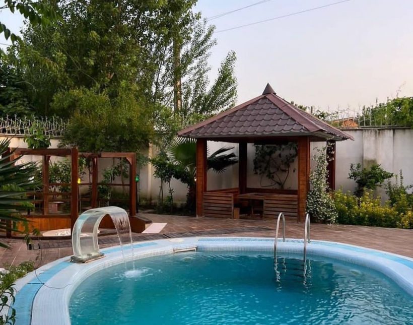 خرید باغ ویلای استخر دار 400 متری سند دار مبله جنگلی شهرک | ۴۰۰ متر