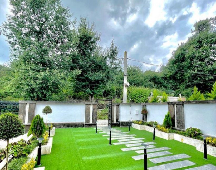 ویلا باغ دوبلکس نما مدرن با طراحی عالی | 350 متر