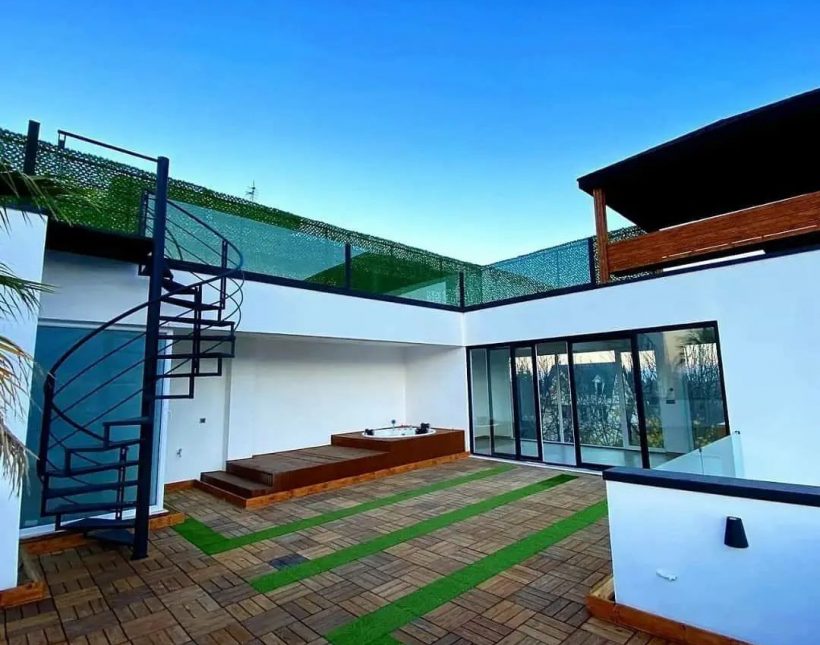 ویلا دوبلکس نما مدرن طراحی بی نظیر ویو جنگلی | 350 متر