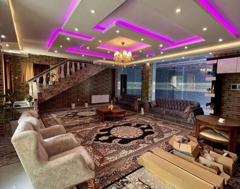 خرید ویلا چسبیده به جنگل جوربند 450 متری مبله سند دار | 450 متر
