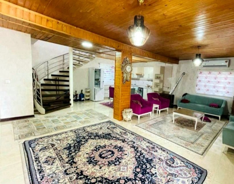 ویلا نما سنگ 300 متری فول فرنیش شهرک برند و جنگلی | ۳۰۰ متر