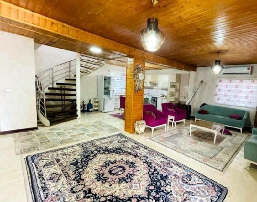 ویلا نما سنگ 300 متری مبله شهرکی جنگلی سند شش دانگ | ۳۰۰ متر