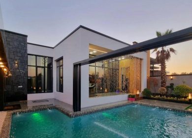 خرید ویلا نما مدرن استخر دار فول فرنیش 400 متری | ۴۰۰ متر