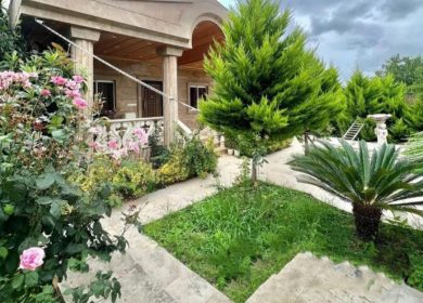 خرید ویلا همکف نما سنگ 300 متری مبله استخر دار | ۳۰۰ متر