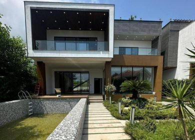 خرید ویلا دوبلکس نما مدرن 400 متری استخر دار نور | ۴۰۰ متر