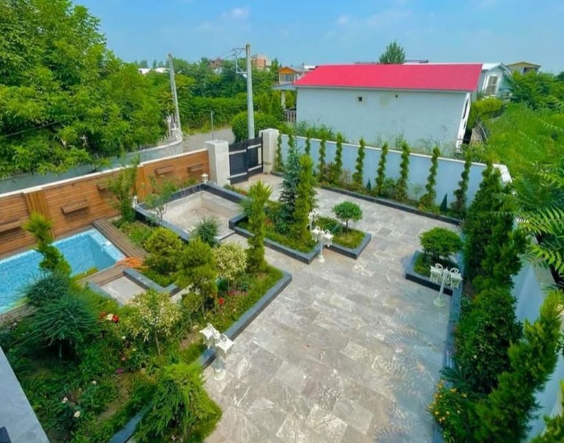 خرید ویلا استخر دار 400 متری نما مدرن شهرکی جنگلی با سند | ۴۰۰ متر