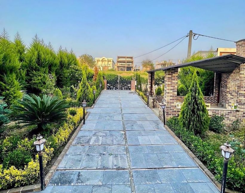 باغ ویلای همکف نما کلاسیک فول فرنیش جنگلی 400 متری | ۴۰۰ متر