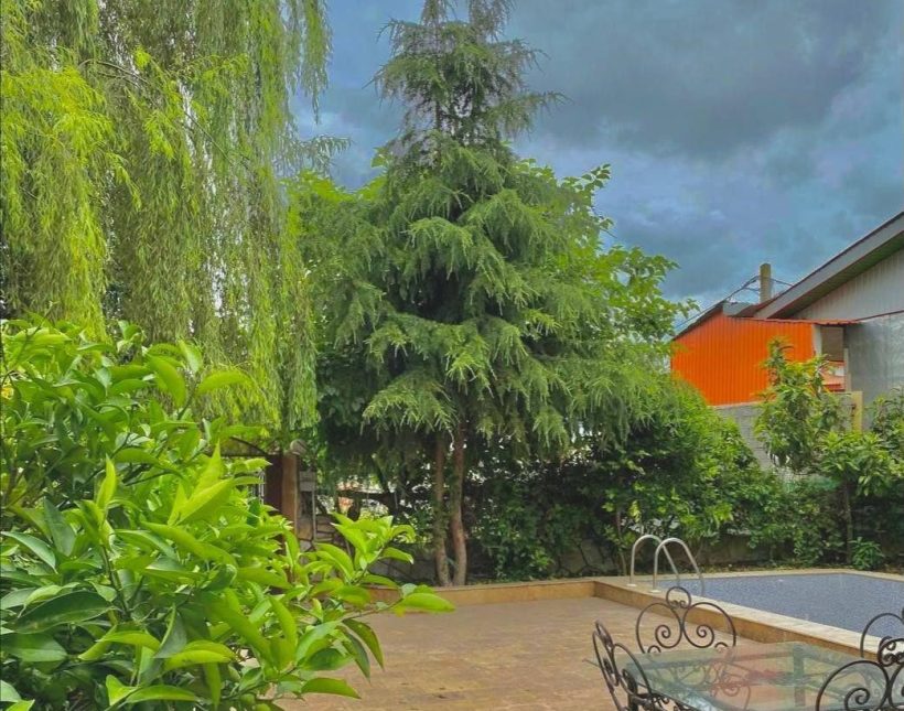 ویلا باغ نما سنگ 300 متری استخر دار مبله شهرک جنگلی | 300 متر