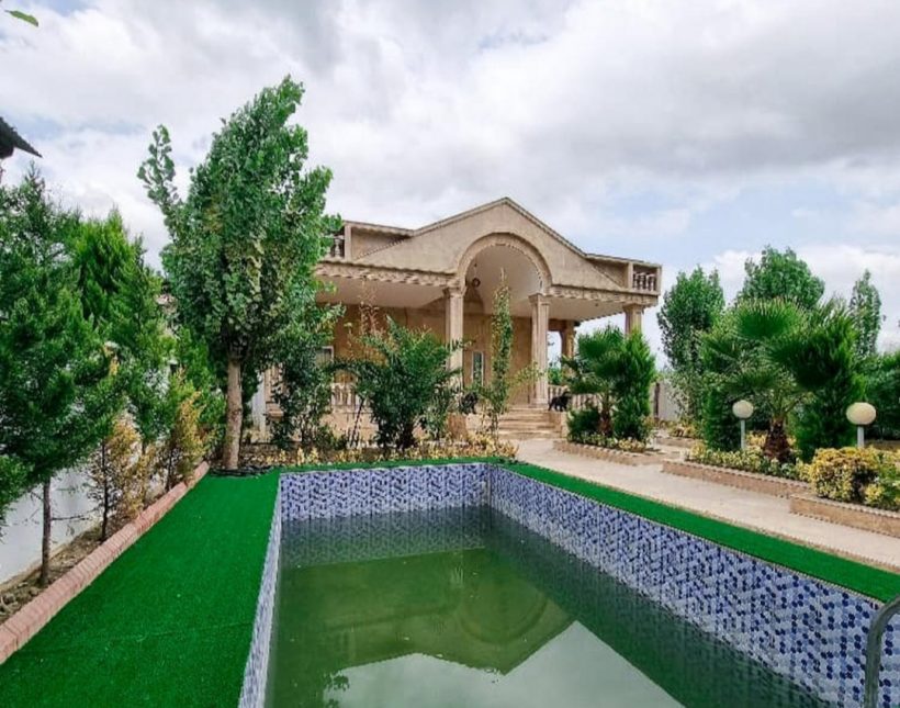 ویلا باغ 500 متری استخر دار و فول فرنیش چمستان | ۵۰۰ متر