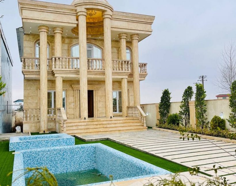 خریدکاخ ویلا باغ دوبلکس استخر دار 410 متر | ۴۱۰ متر