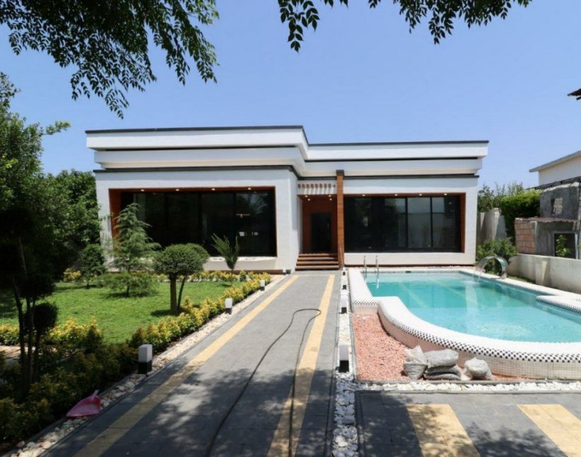 خرید ویلا فلت استخر دار سند تک برگ شهرکی 400 متر | ۴۰۰ متر